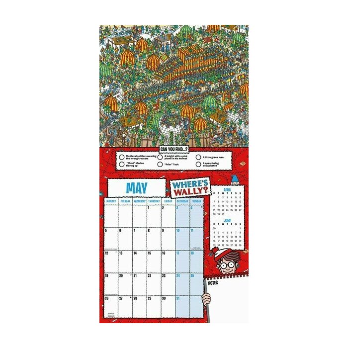 Calendrier 2025 Où est Charlie ? Cherche et Trouve