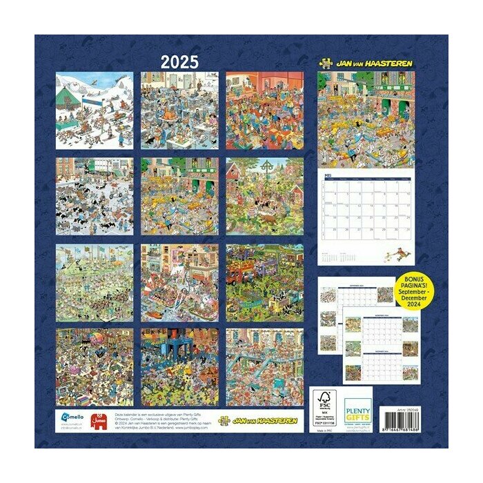 Calendrier Puzzle 2025 Jan Van Haasteren