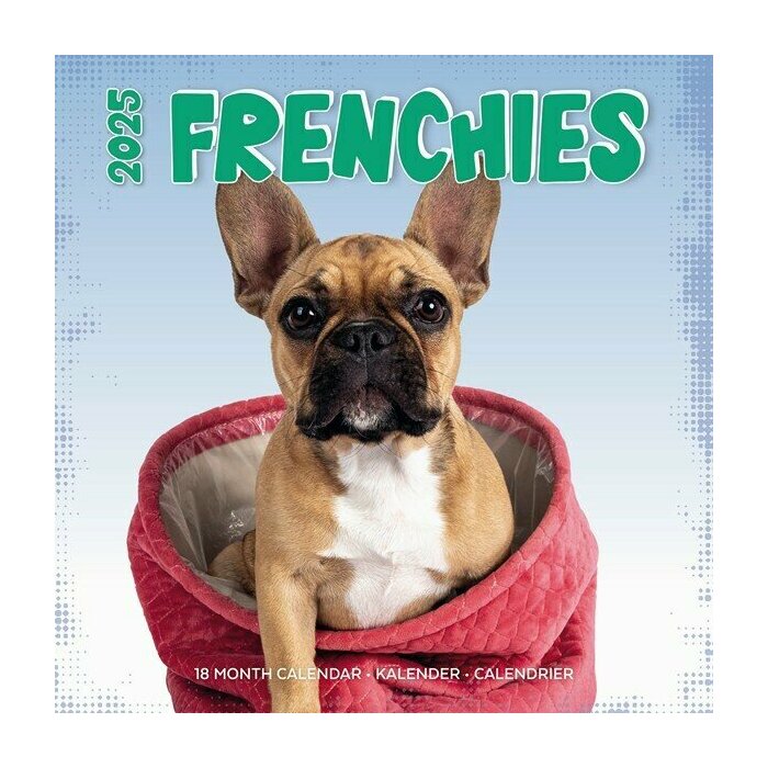 Calendrier Mural 2025 Bouledogue Franais Fun Studio