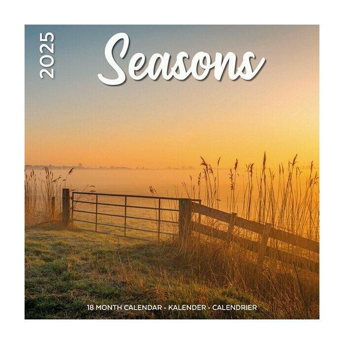 Calendrier 2025 Saison Et Hiver Automne Printemps