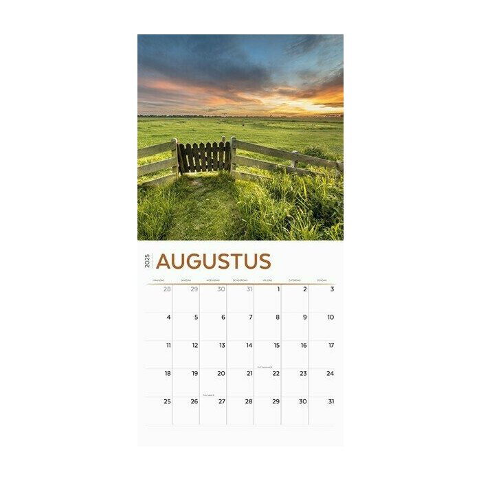 Calendrier 2025 Campagne Hollandaise
