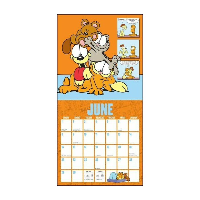 Calendrier 2025 Garfield Dessin Anim