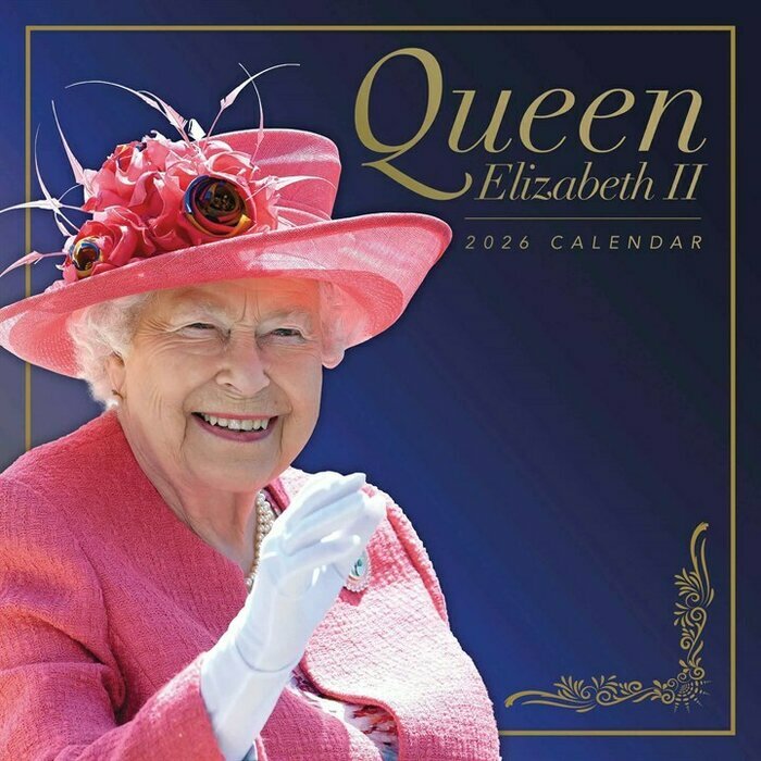 Calendrier Mural 2025 Reine Elisabeth II