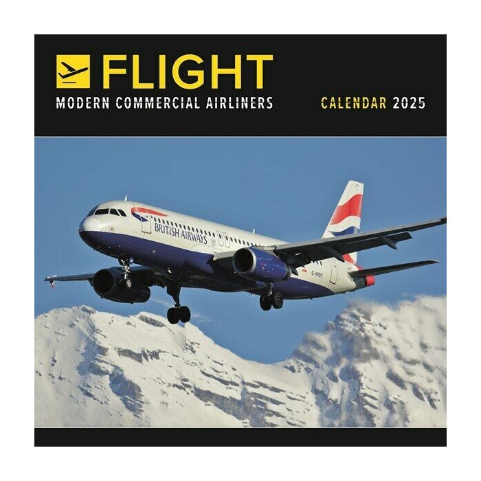 Calendrier Mural 2025 Avions de Ligne Modernes