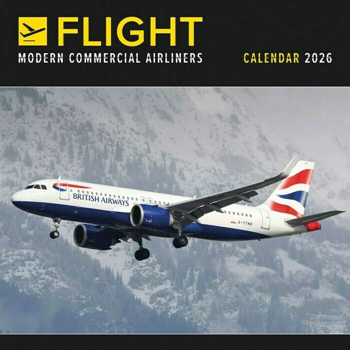 Calendrier Mural 2025 Avions de Ligne Modernes
