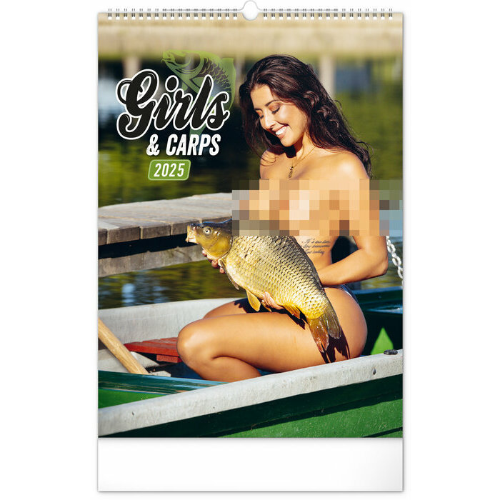 Maxi Calendrier Mural 2026 Sexy Femme Carpe Pche