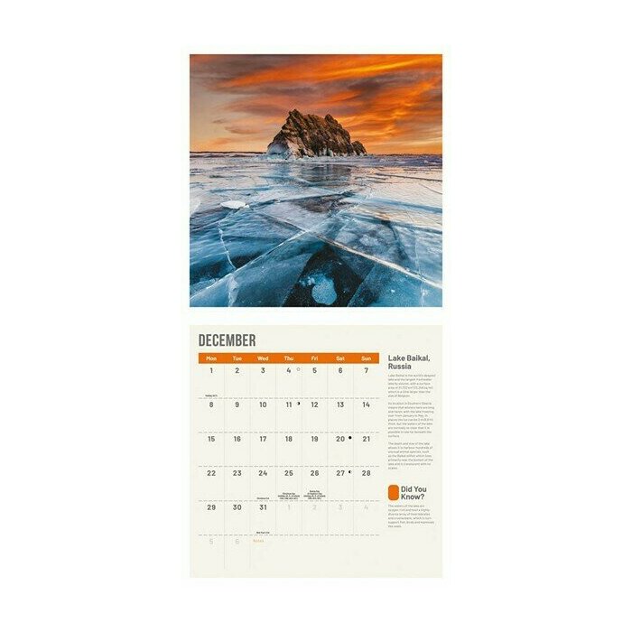 Calendrier 2025 Plante tonnante Paysage