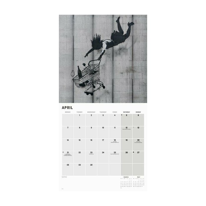 Calendrier 2025 Banksy Street Art Urbain