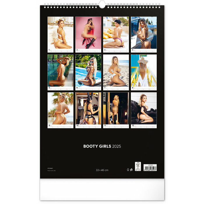 Maxi Calendrier Femme 2025 Sexy Femme Derrire