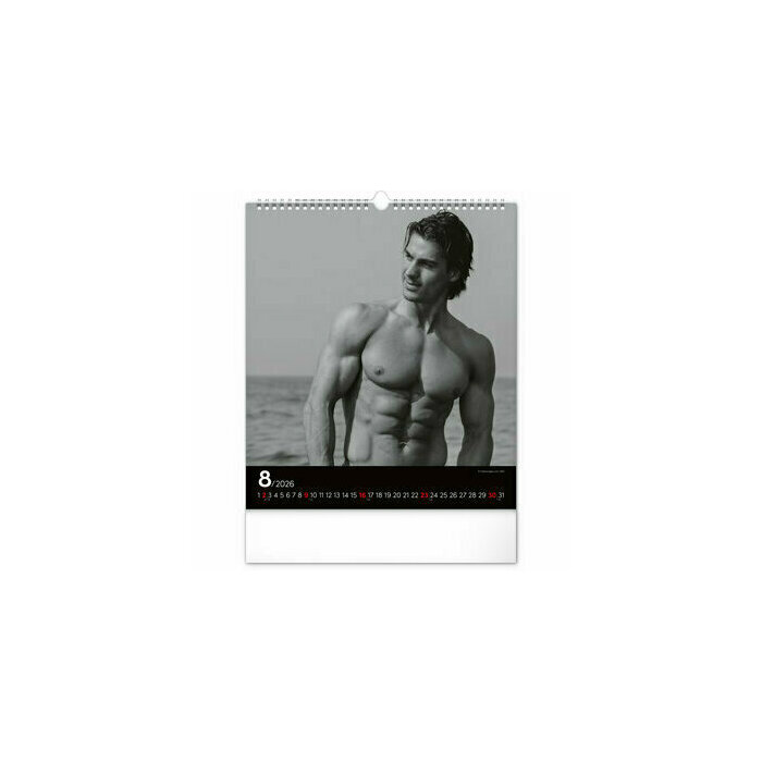 Calendrier 2026 Homme Sexy 