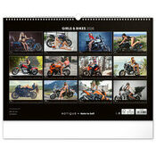 Maxi Calendrier Femme Nues 2025 Femme et Moto Sexy
