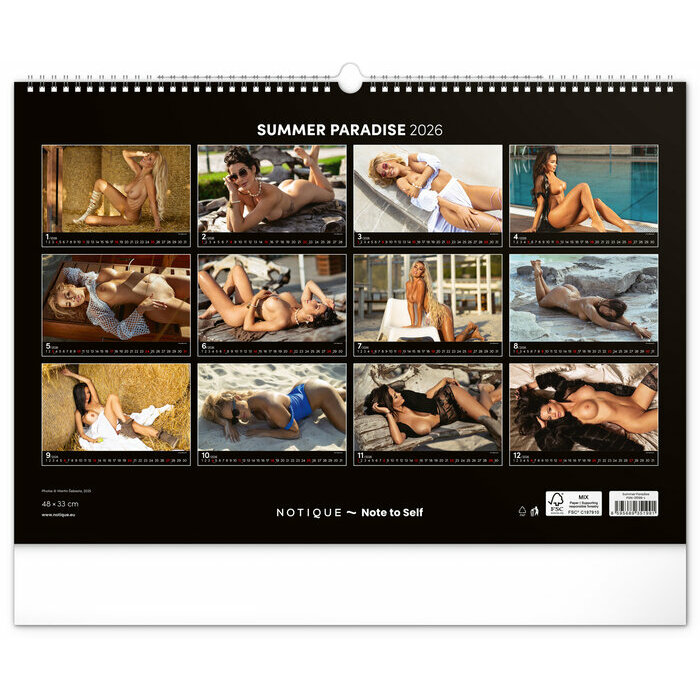 Maxi Calendrier Maillot Bain 2025 Femme Sexy Bikini