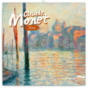 Calendrier Mural 2026 Art Claude Monet