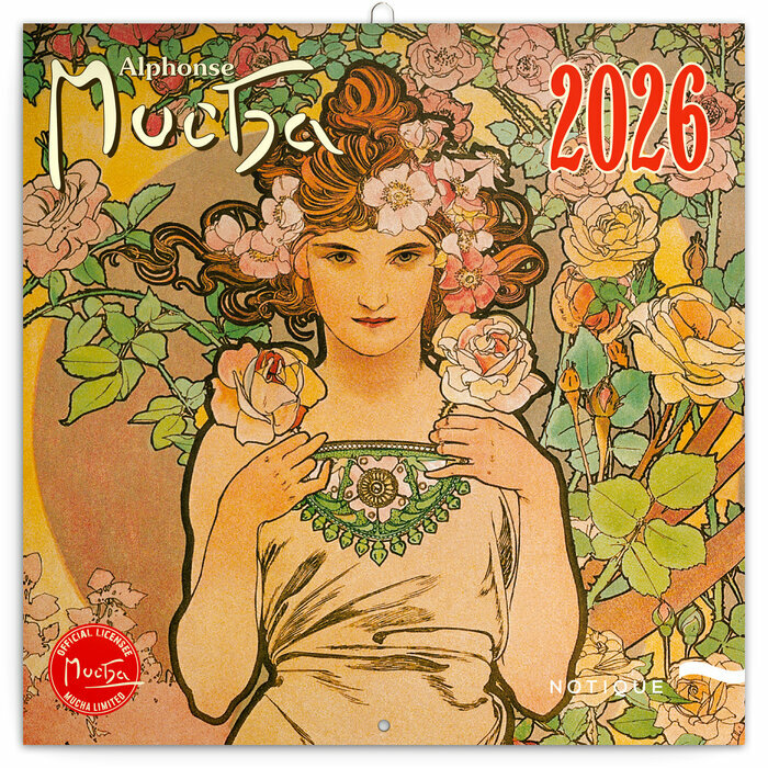 Calendrier Mural 2025 Art Alphonse Mucha Exclusif