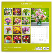 Calendrier 2026 Bouquets de Fleurs