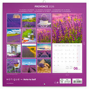 Calendrier 2026 Provence et Lavande