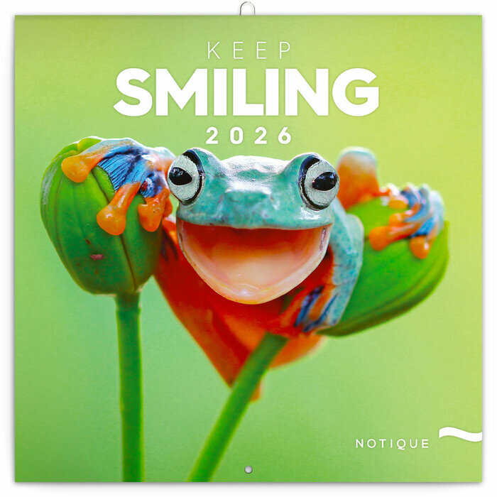 Calendrier Mural 2026 Animaux Smiles