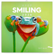 Calendrier Mural 2026 Animaux Smiles
