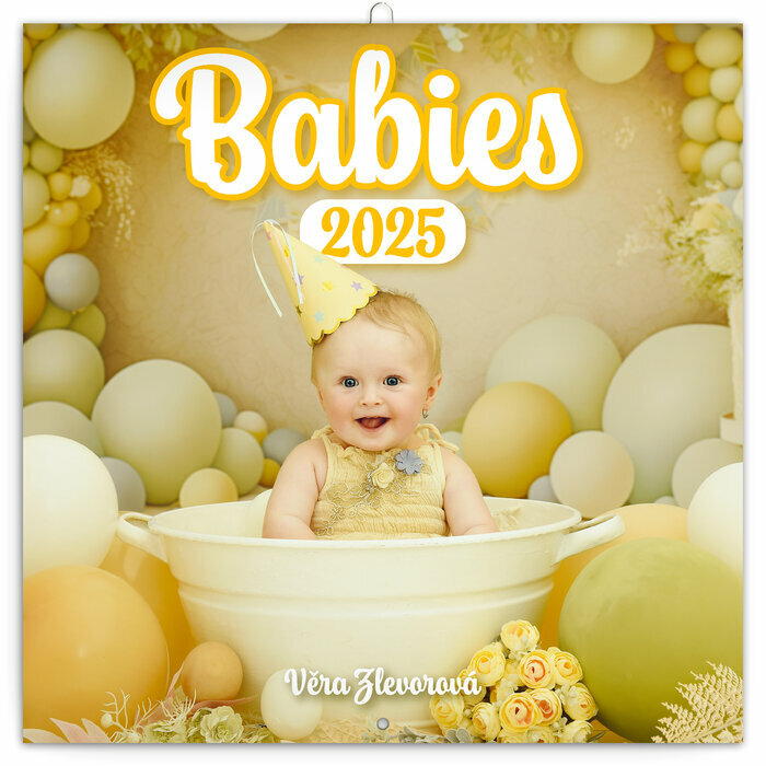 Calendrier Mural 2025 Photos Bébés Nourrissons 