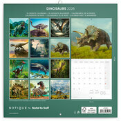 Calendrier 2026 Prhistoire et Dinosaures
