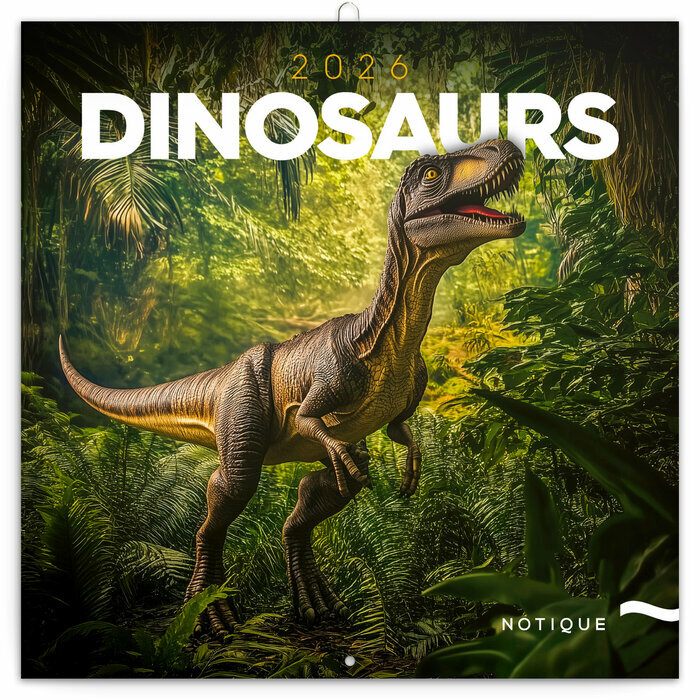 Calendrier Mural 2026 Prhistoire et Dinosaures