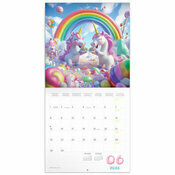 Calendrier papier 2026 Happy Licornes et Tatouages