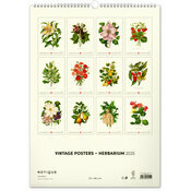 Calendrier maxi 2025 Affiches Herbier Botanique Vintage