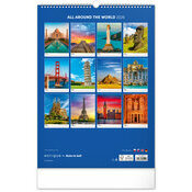 Maxi Calendrier 2026 Voyage autour du Monde papier