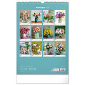 Maxi Calendrier Papier 2025 Bouquets Fleurs et Compositions Florales