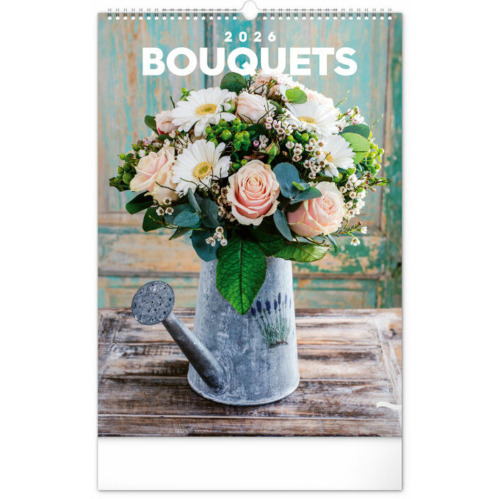 Maxi Calendrier Mural 2025 Bouquets Fleurs et Compositions Florales