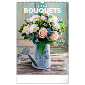 Maxi Calendrier Mural 2025 Bouquets Fleurs et Compositions Florales