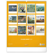 Maxi Calendrier 48x46cm 2025 Claude Monet Impressionniste