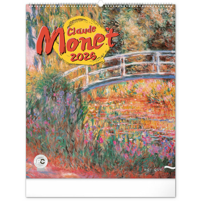 Maxi Calendrier Mural 2026 Claude Monet Impressionniste