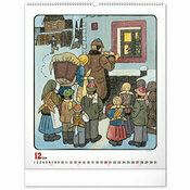 Maxi Calendrier spiral  2026 Artiste Josef Lada