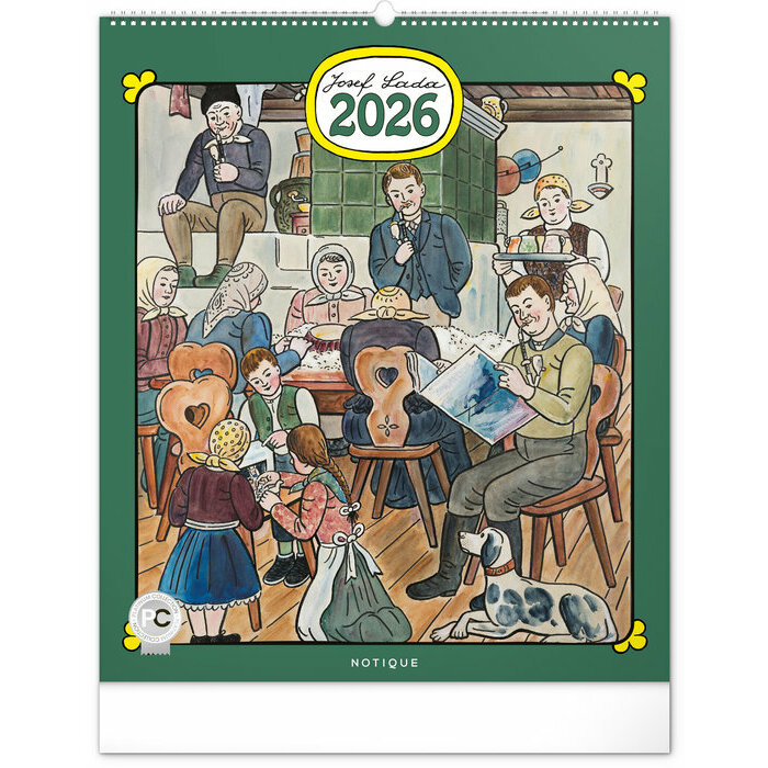 Maxi Calendrier 2026 Artiste Josef Lada