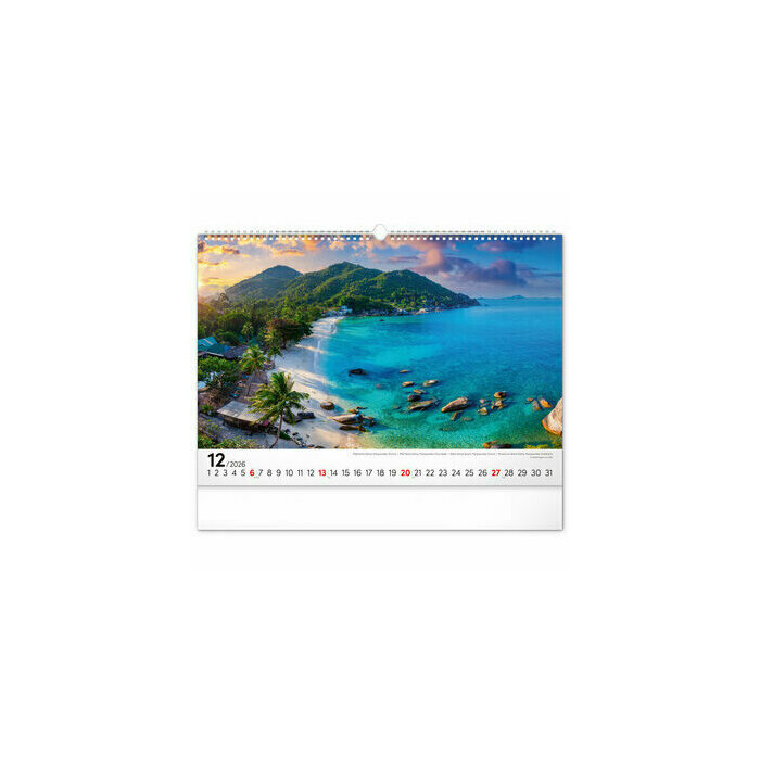 Maxi Calendrier 2025 Paysages Bords de Mer Ocan