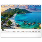 Maxi Calendrier 2025 Paysages Bords de Mer Ocan