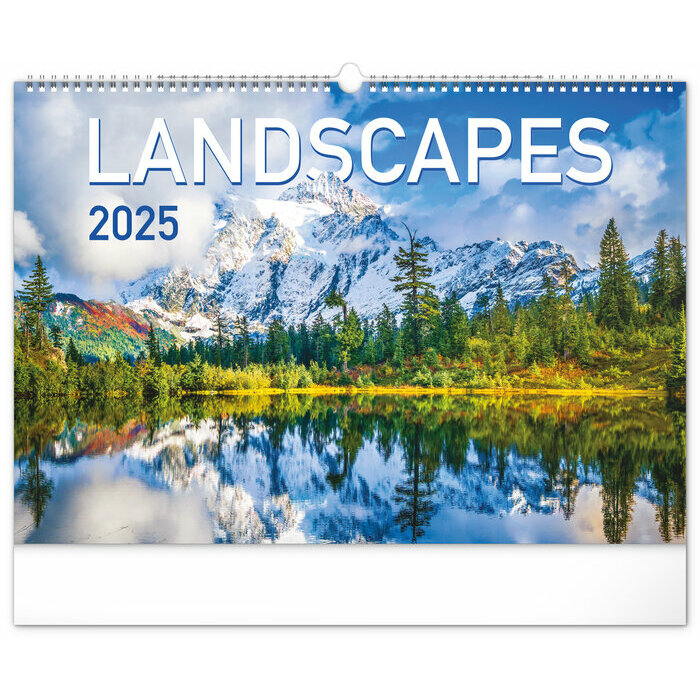 Maxi Calendrier Mural 2025 Paysages Sauvages 