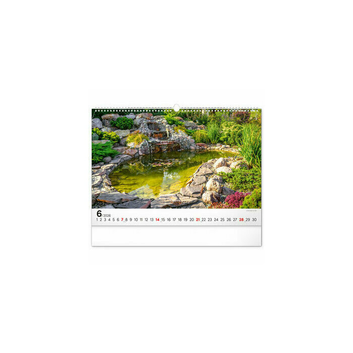 Maxi Calendrier jardin Franais 2025 Jardins Majestueux