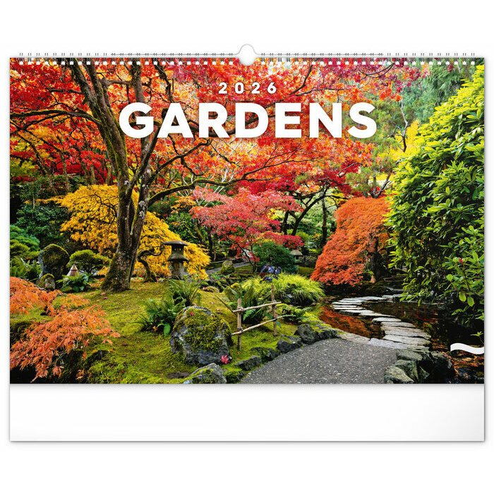 Maxi Calendrier Mural 2025 Jardins Majestueux