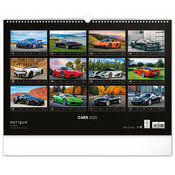 Maxi Calendrier Papier 2025 Voitures Supercars Puissantes