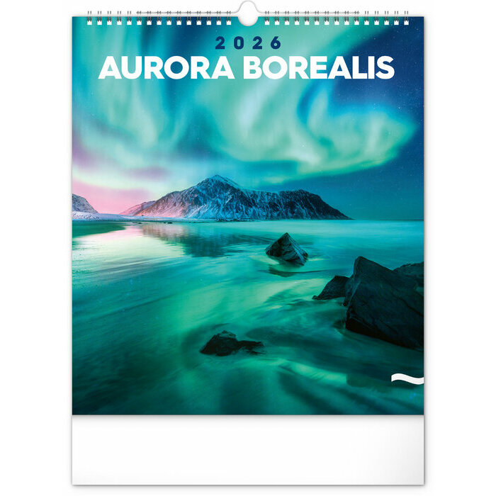 Calendrier Mural 2026 Aurores Borales Sublimes