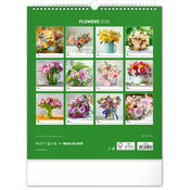 Calendrier Papier 2025 Bouquets de Fleurs Champtres