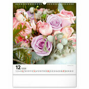 Calendrier 2025 Bouquets de Fleurs Champtres