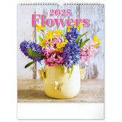 Calendrier Mural 2025 Bouquets de Fleurs Champêtres