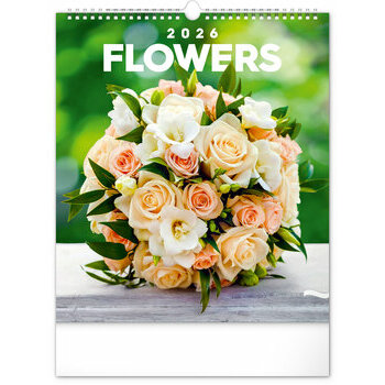 Calendrier 2026 Bouquets de Fleurs Champêtres