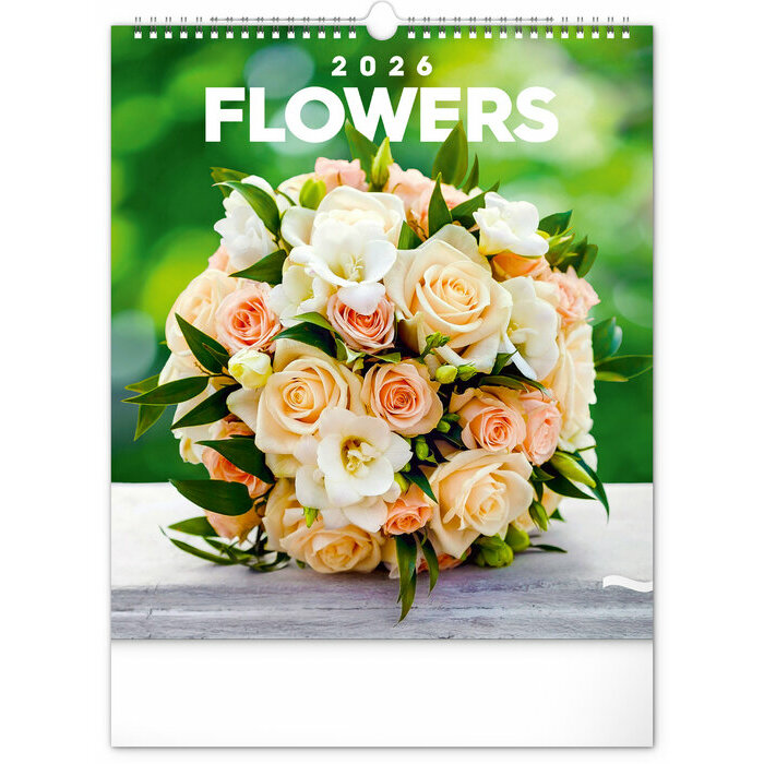 Calendrier Mural 2025 Bouquets de Fleurs Champtres