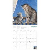 Calendrier papier 2026 Chats dans l'art Ivory