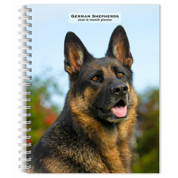 Agenda Papier 2025 Spirale Chien Race Berger Allemand