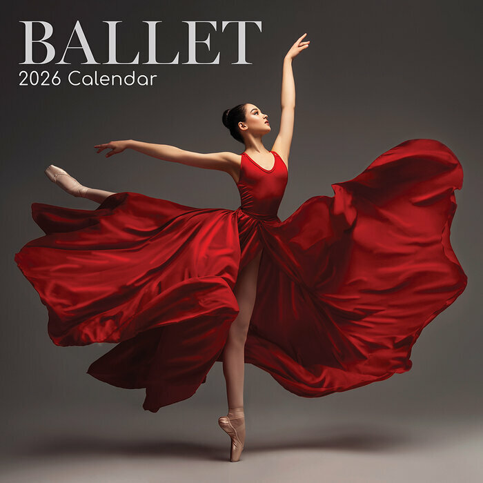 Calendrier Mural 2026 Danseuse Classique Ballet de Danse